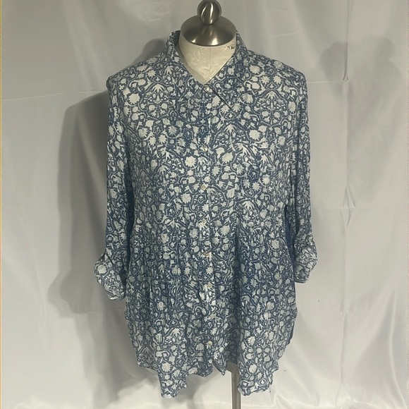 Style & Co women button down shirt size 3X . - Picture 1 of 10